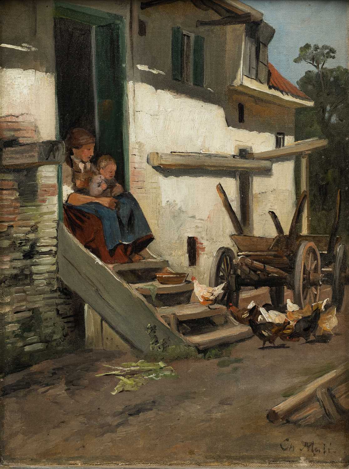 Christian Friedrich Mali (1832 Darthuizen/Utrecht-1906 München) - Bild 4 aus 4
