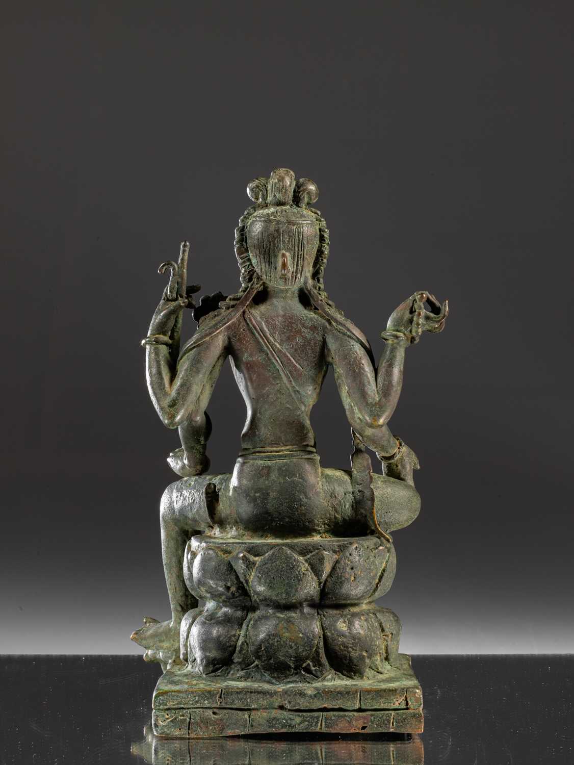 SEATED LOKESHVARA - Image 3 of 6