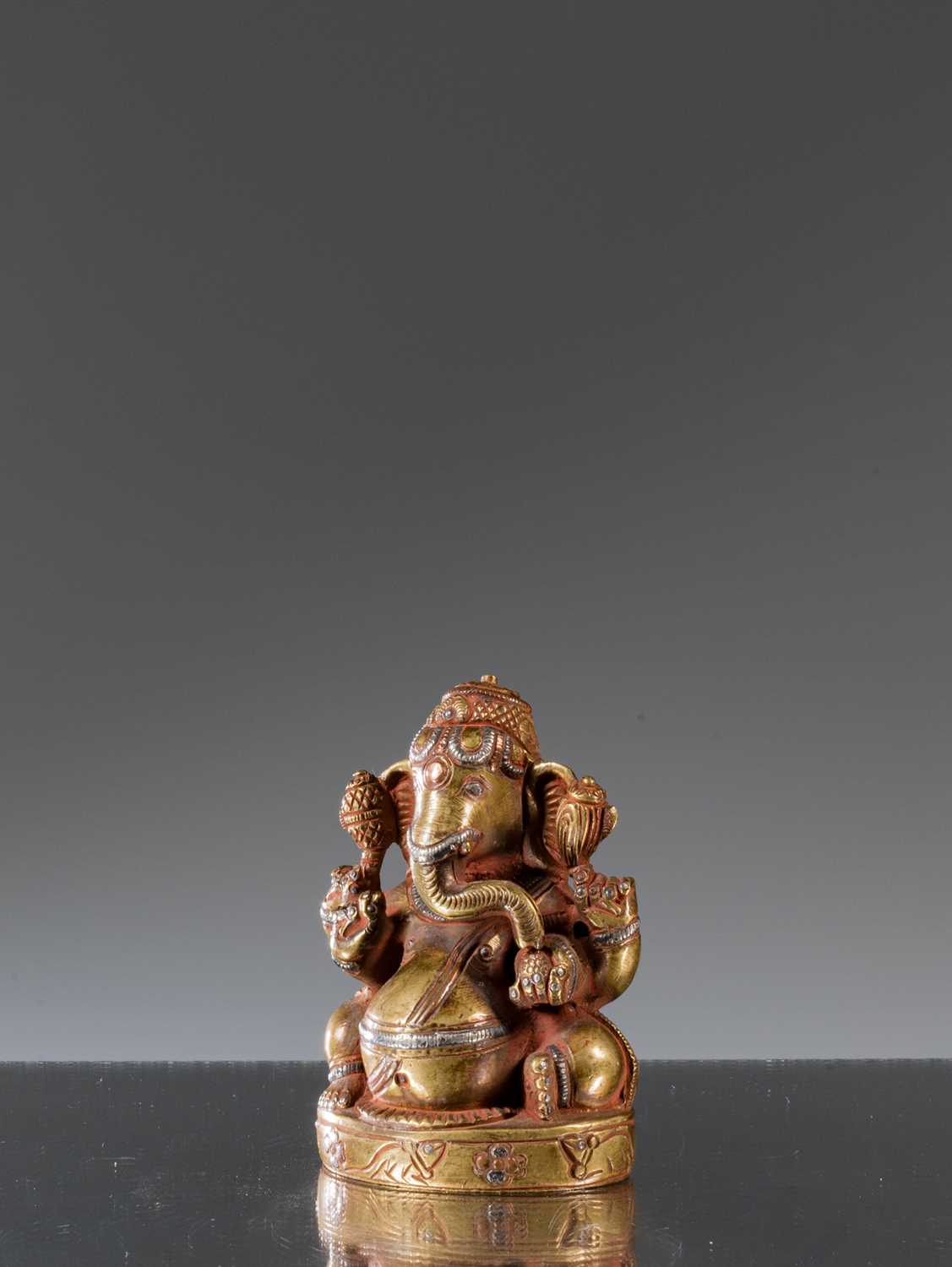 RARE SEATED GANESHA - Image 4 of 13