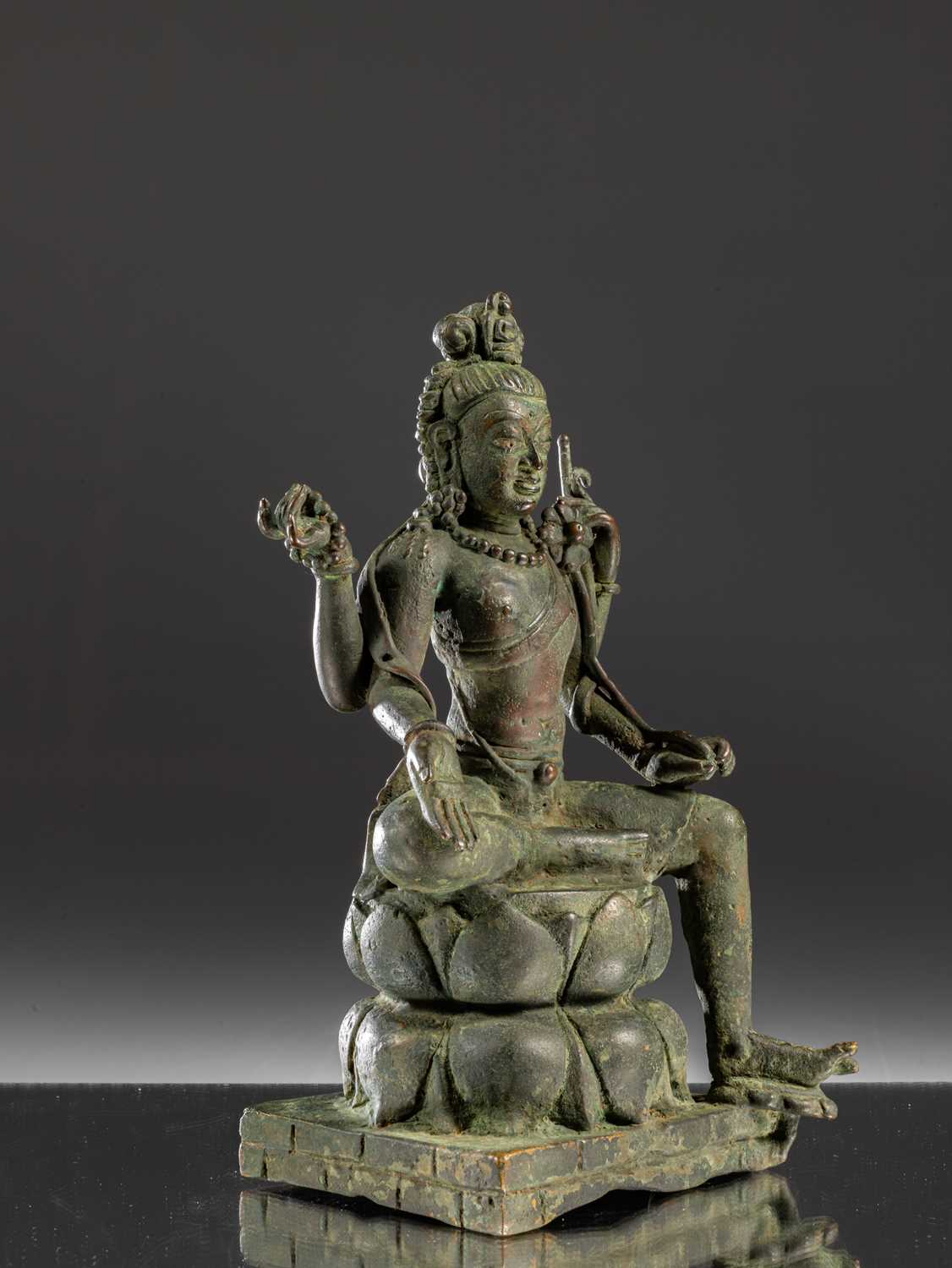 SEATED LOKESHVARA - Image 2 of 6