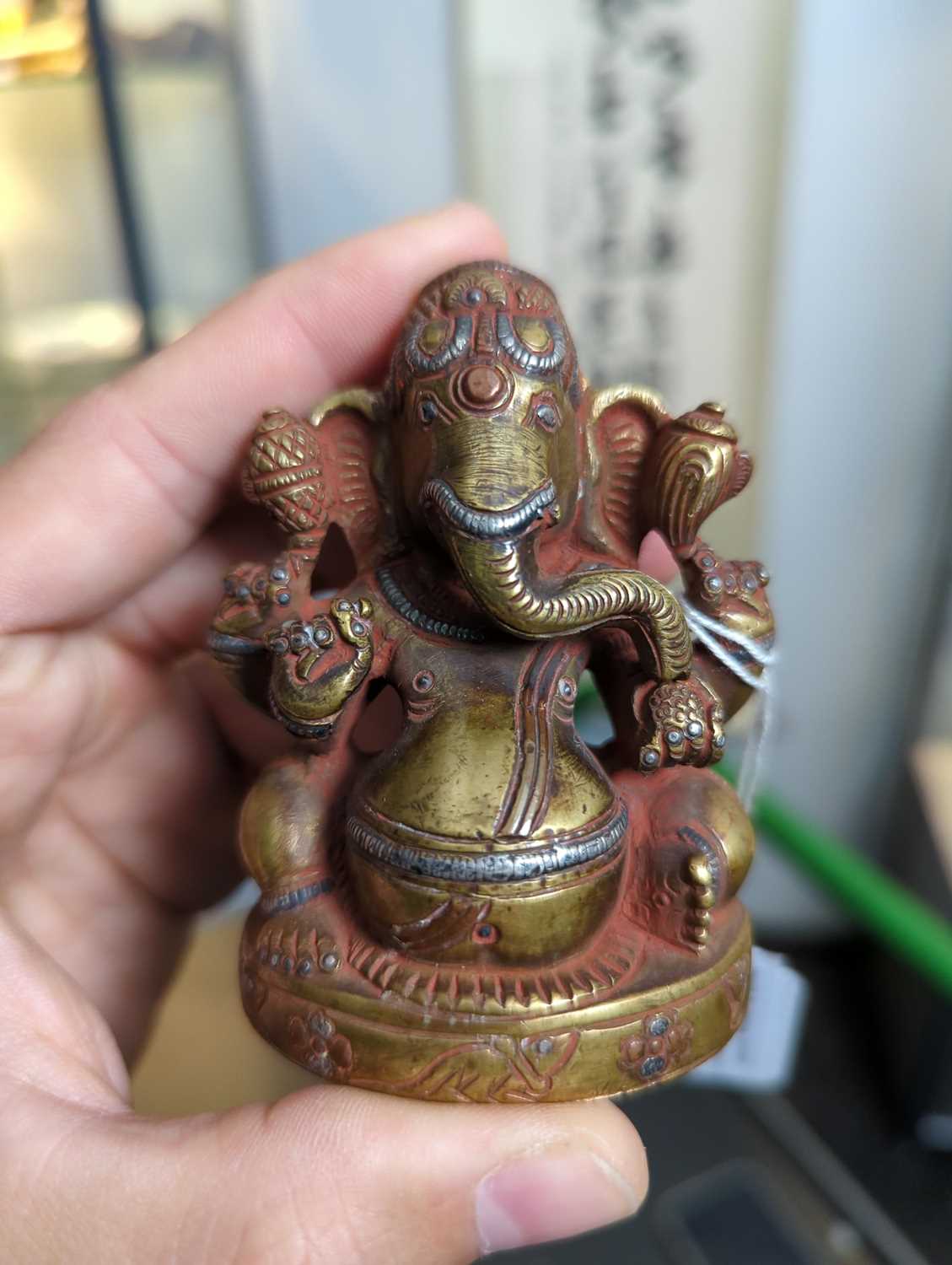 RARE SEATED GANESHA - Image 12 of 13