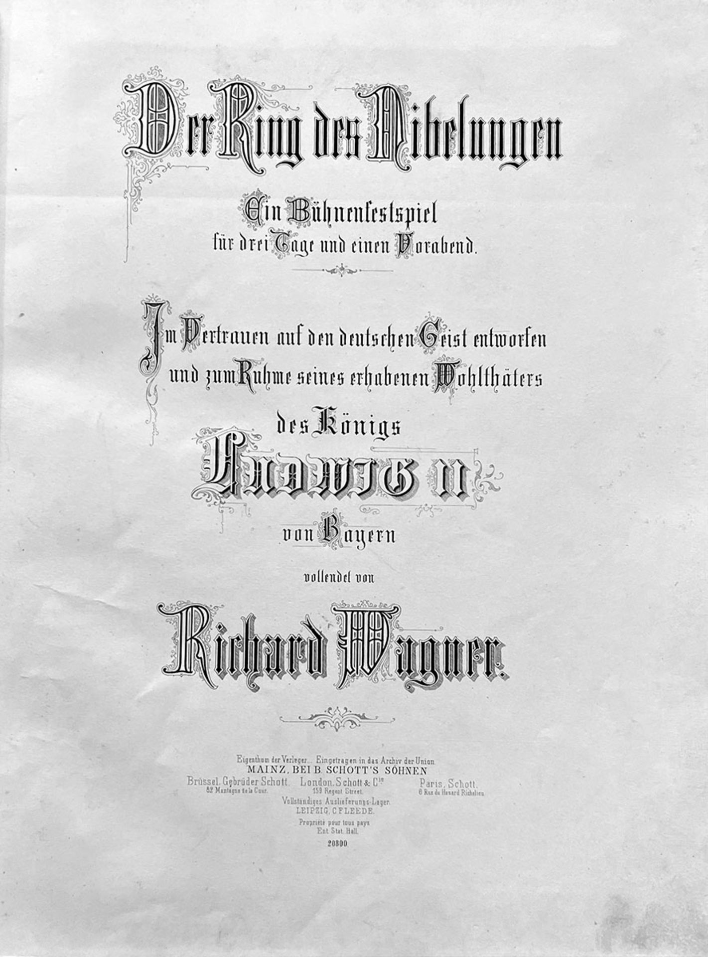 Wagner, Rich. | Erstdr. 1876. - Bild 2 aus 2