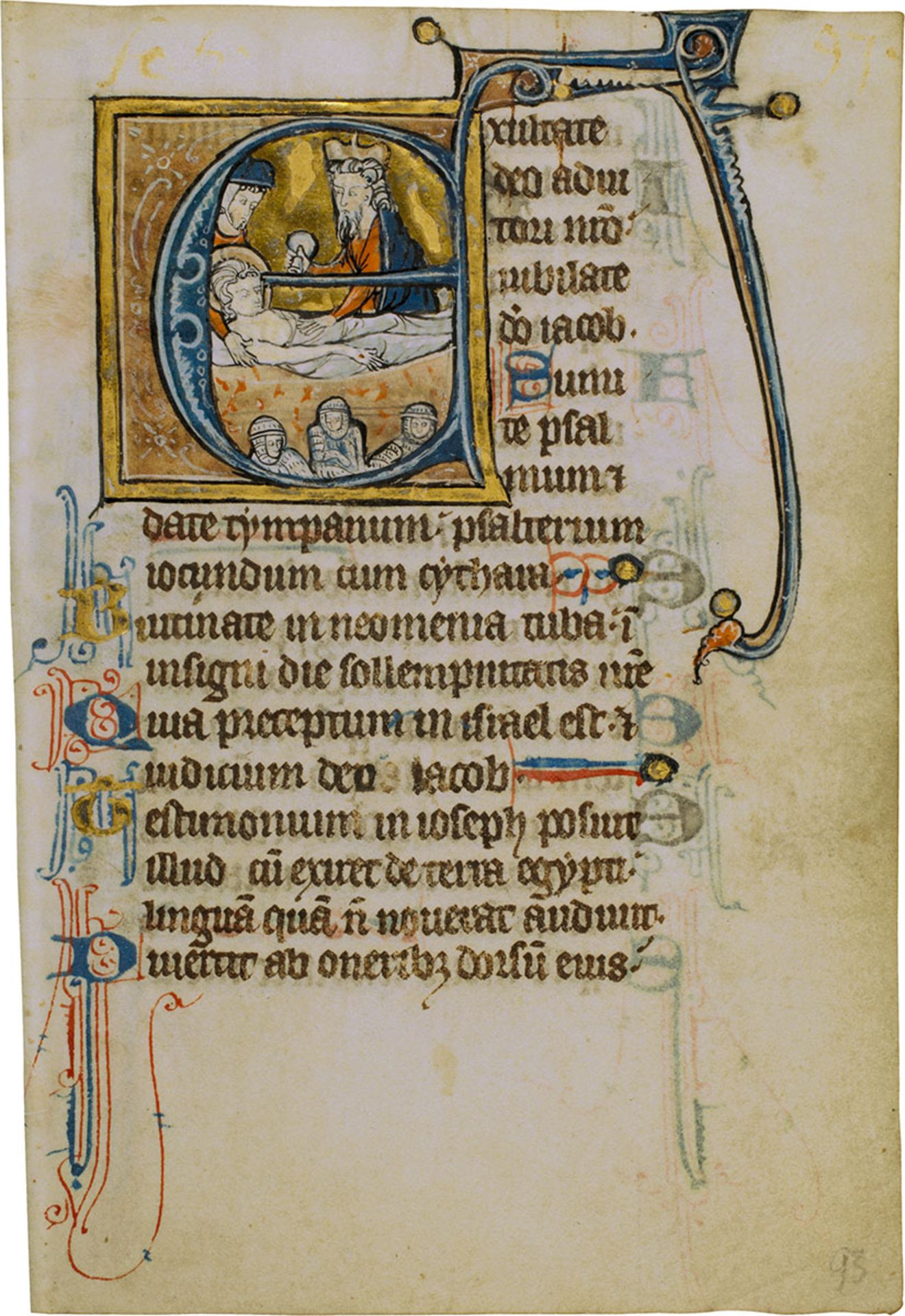 Psalterium. | Ca. 1230-1260. - Bild 2 aus 6