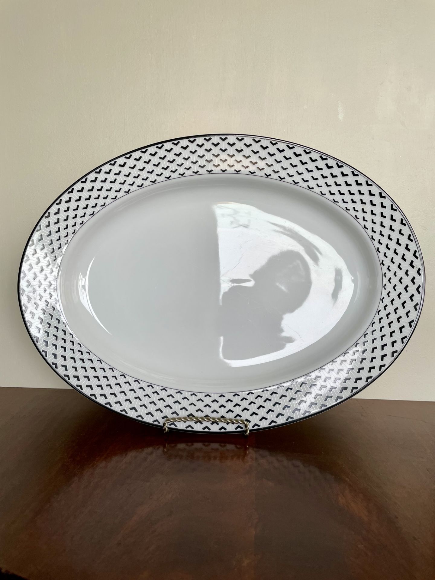 Large Tiffany Gotham serving plate excellent condition