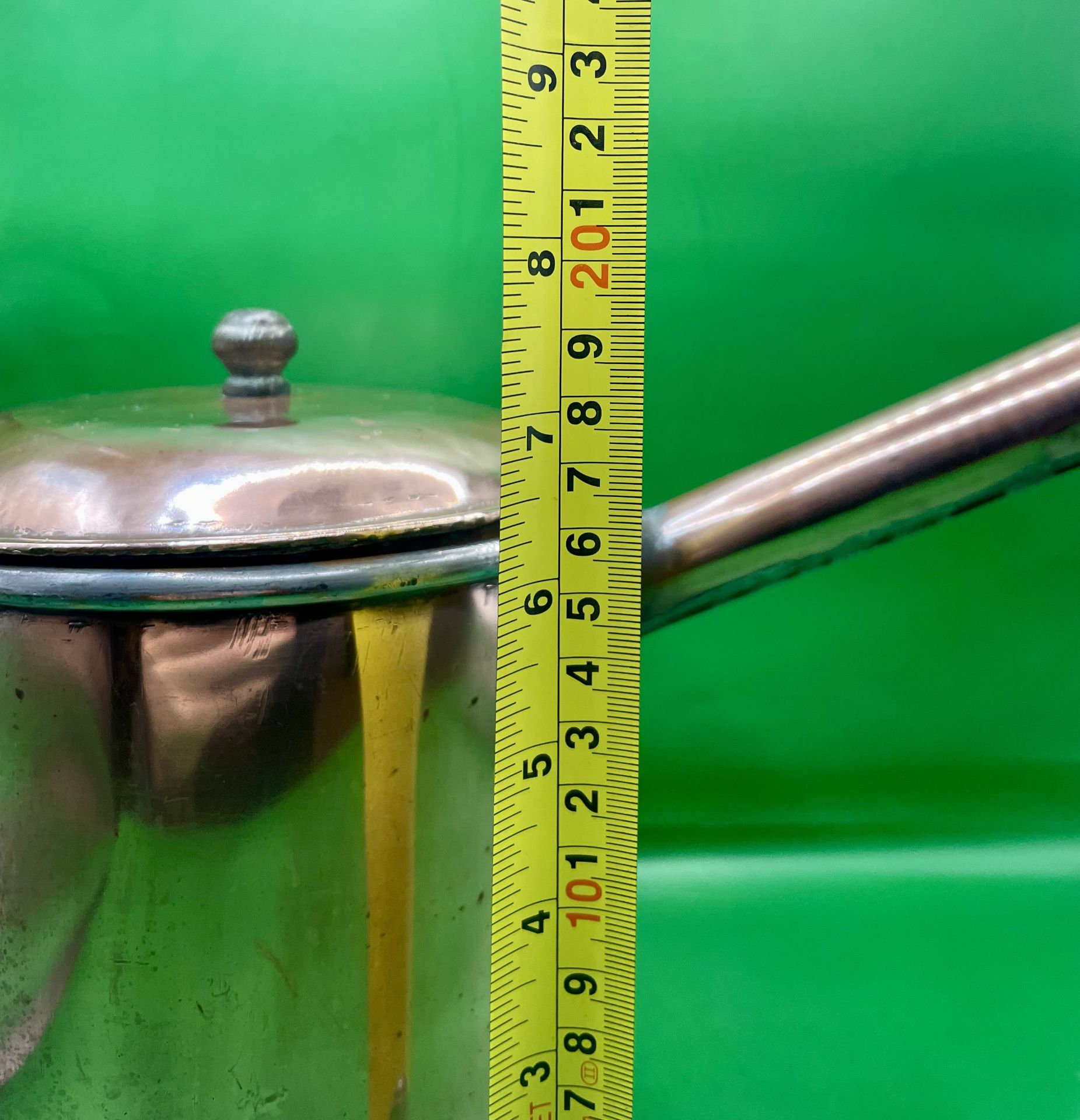 An Antique Georgian Copper Boiling pan lined on the inside with tin. Great condition stunning item. - Image 6 of 10