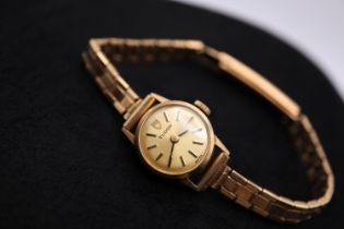 VINTAGE TUDOR COCKTAIL WATCH in 9K YELLOW GOLD