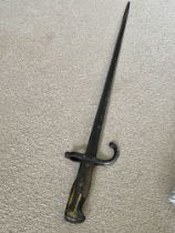French Gras bayonet of the First World War model 1876 lovely condition.