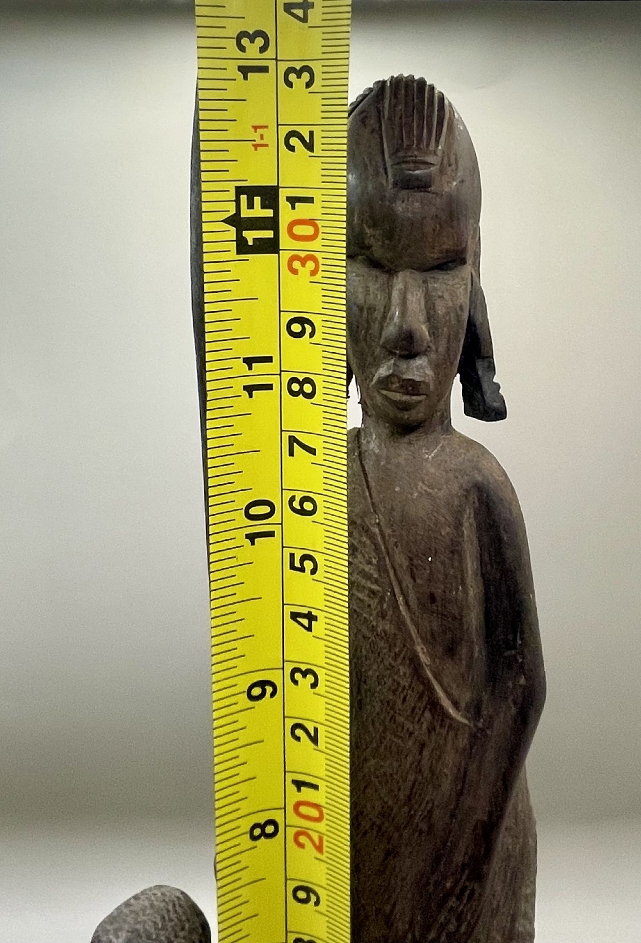 Two African antique Wooden carvings - Image 2 of 18