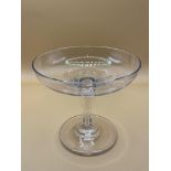 2 x Victorian glass 1860s Tazza in excellent condition. 