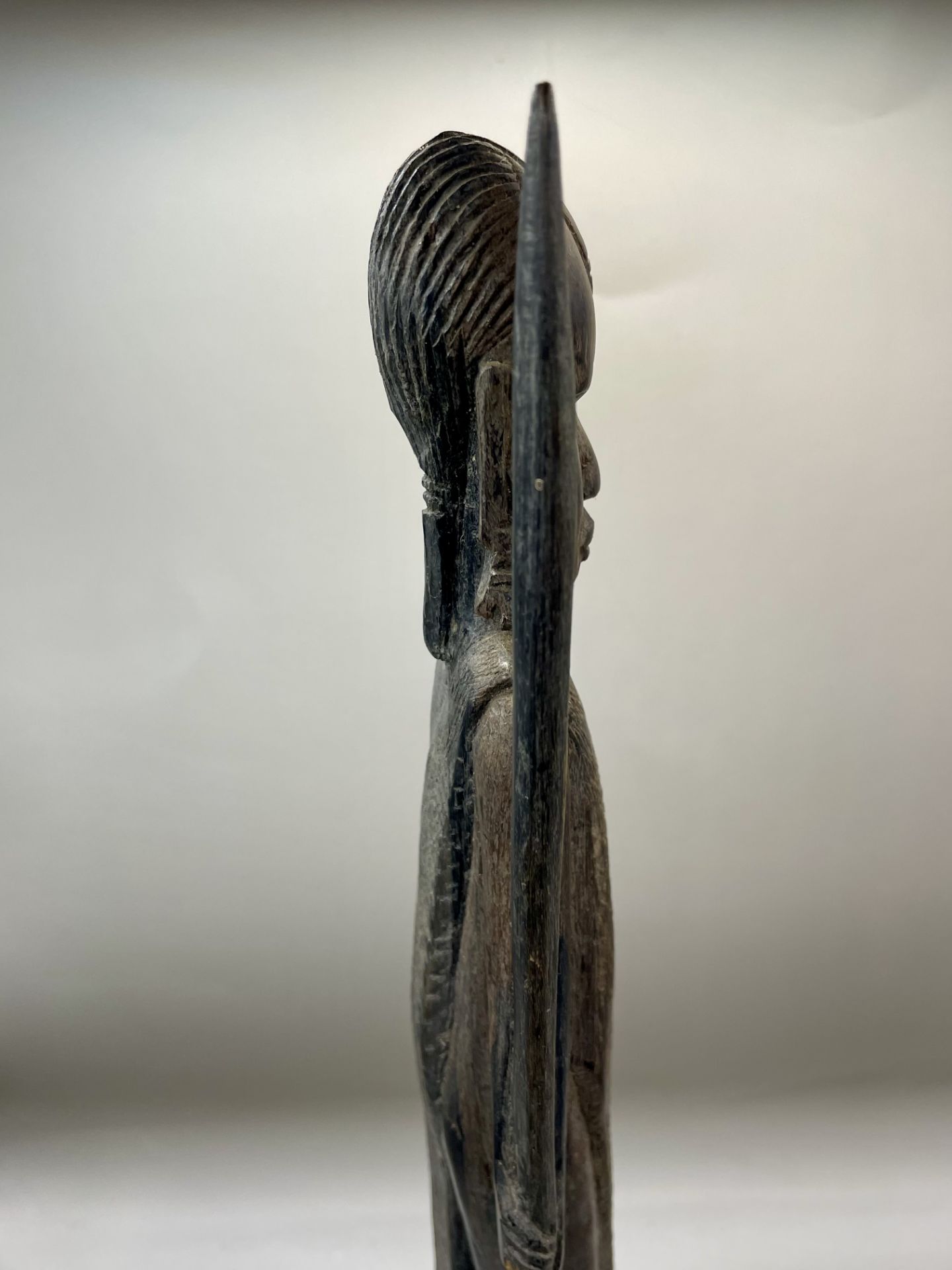 Two African antique Wooden carvings - Image 18 of 18