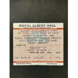Royal Albert hall Eric Clapton ticket 1989  Good condition. Has signs of age. 