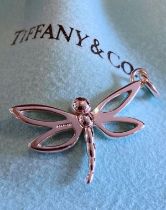 TIFFANY & CO. "DRAGONFLY" STERLING SILVER PENDANT/ CHARM (925 STERLING)