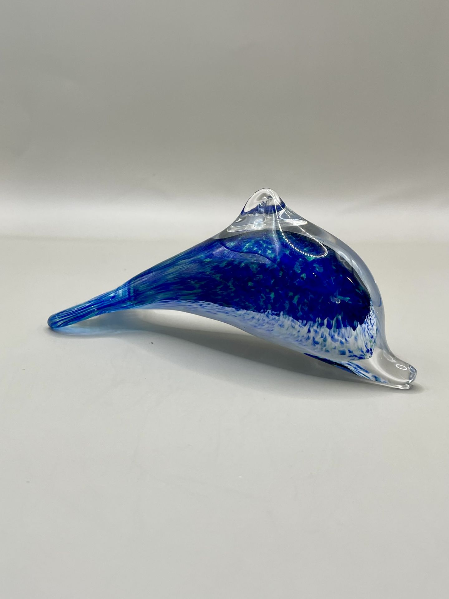 Blue Murano dolphin mid century  - Image 6 of 6