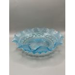 Lovely blue Davidson pressed glass Art deco period