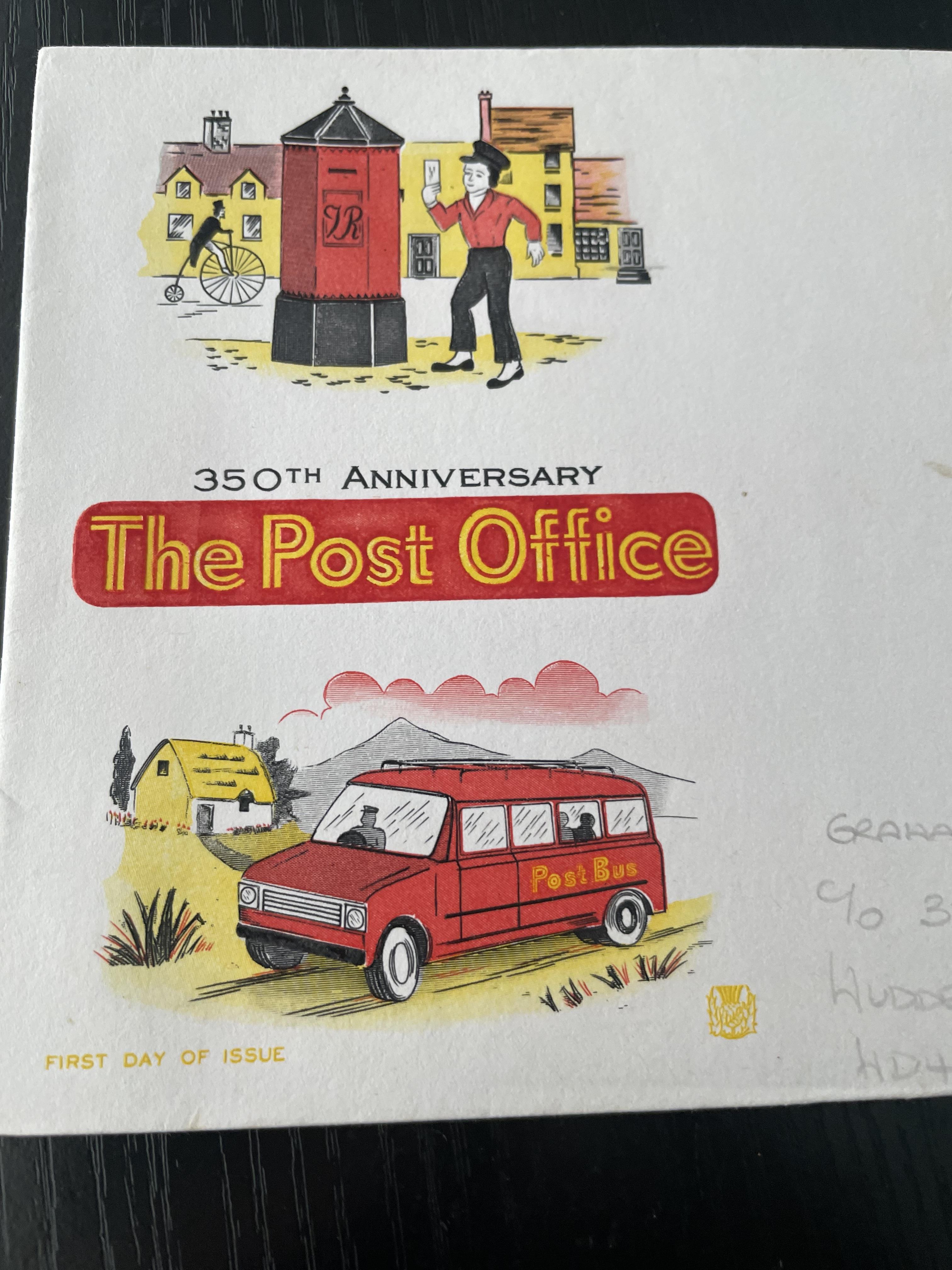 Royal Mail The post office 350th anniversary first day cover 1985 - Image 2 of 2