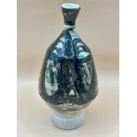 An Asian ceramic studio vase very stylish.