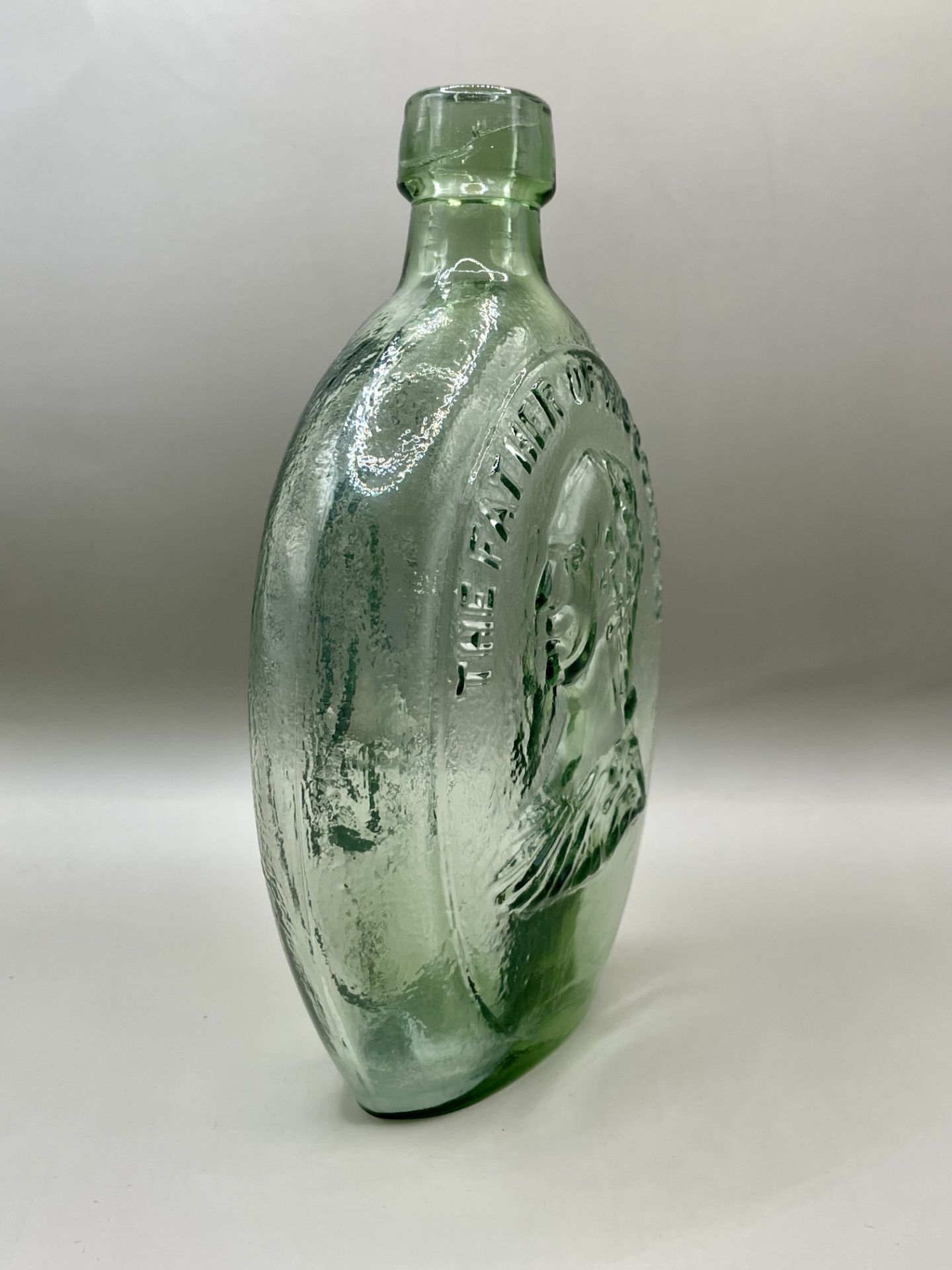 1900s American glass flask Washington.&nbsp; - Image 6 of 7