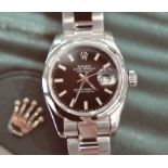 *BEAUTIFUL* ROLEX DATEJUST REF. 179160 *FULL SET* FACTORY BLACK DIAL - OYSTER PERPETUAL DATEJUST