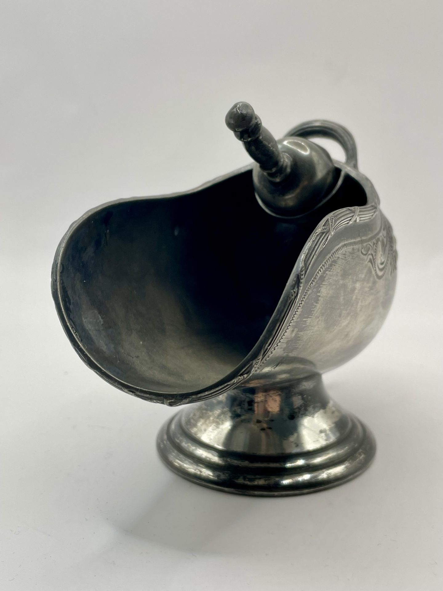 Art Nouveau 1920s Pewter scoop and coal scuttle ornament - Image 4 of 10