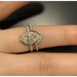 1.89CT DIAMOND RING - SET IN 18K GOLD - (4.15g Total Weight)