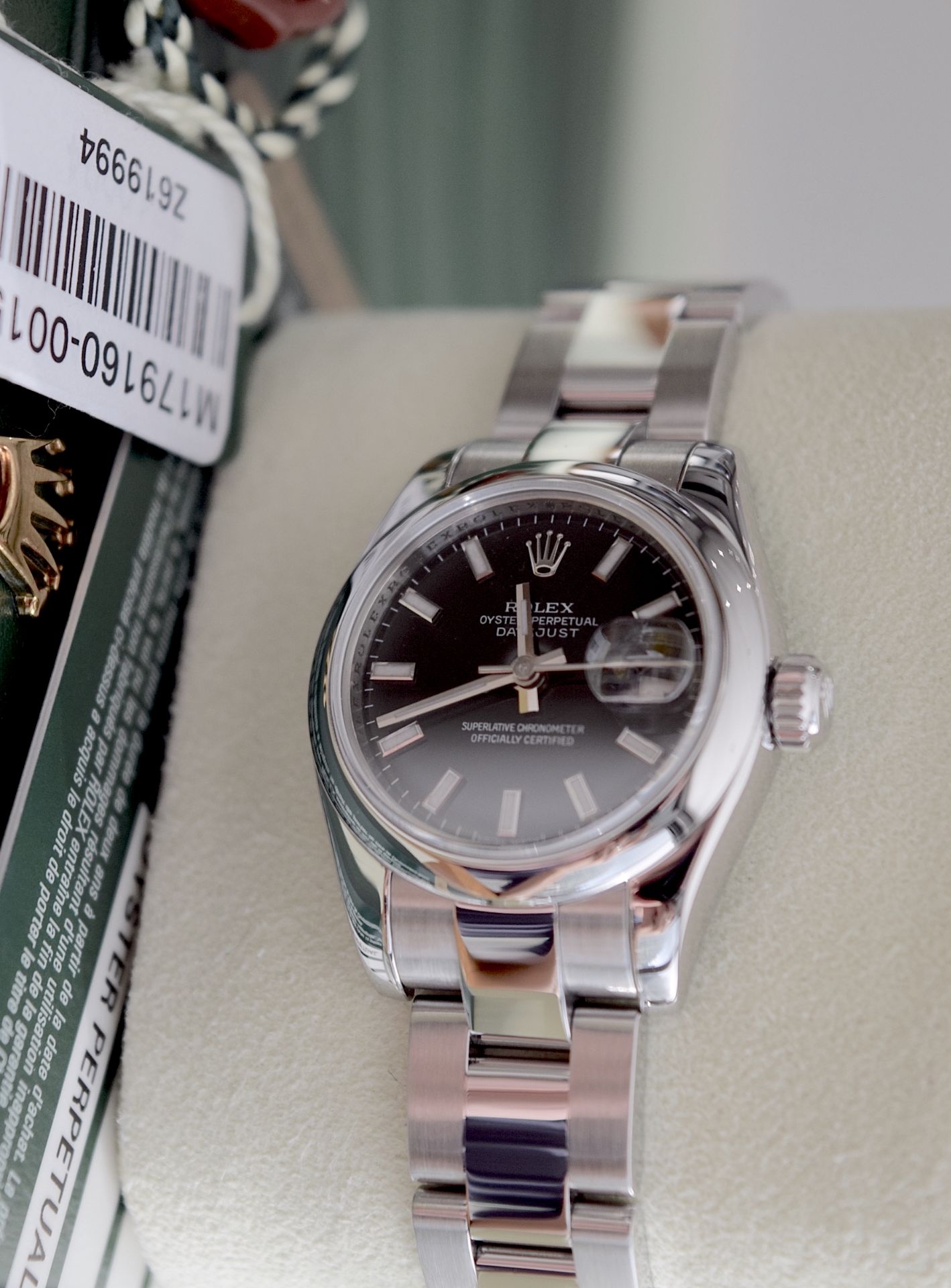 *BEAUTIFUL* ROLEX DATEJUST REF. 179160 *FULL SET* FACTORY BLACK DIAL - OYSTER PERPETUAL DATEJUST - Image 3 of 24