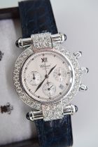 18K WHITE GOLD CHOPARD DIAMOND IMPERIALE REF. 37/ 3168 - BEAUTIFUL BRIGHT WHITE VVS DIAMOND-SET CASE