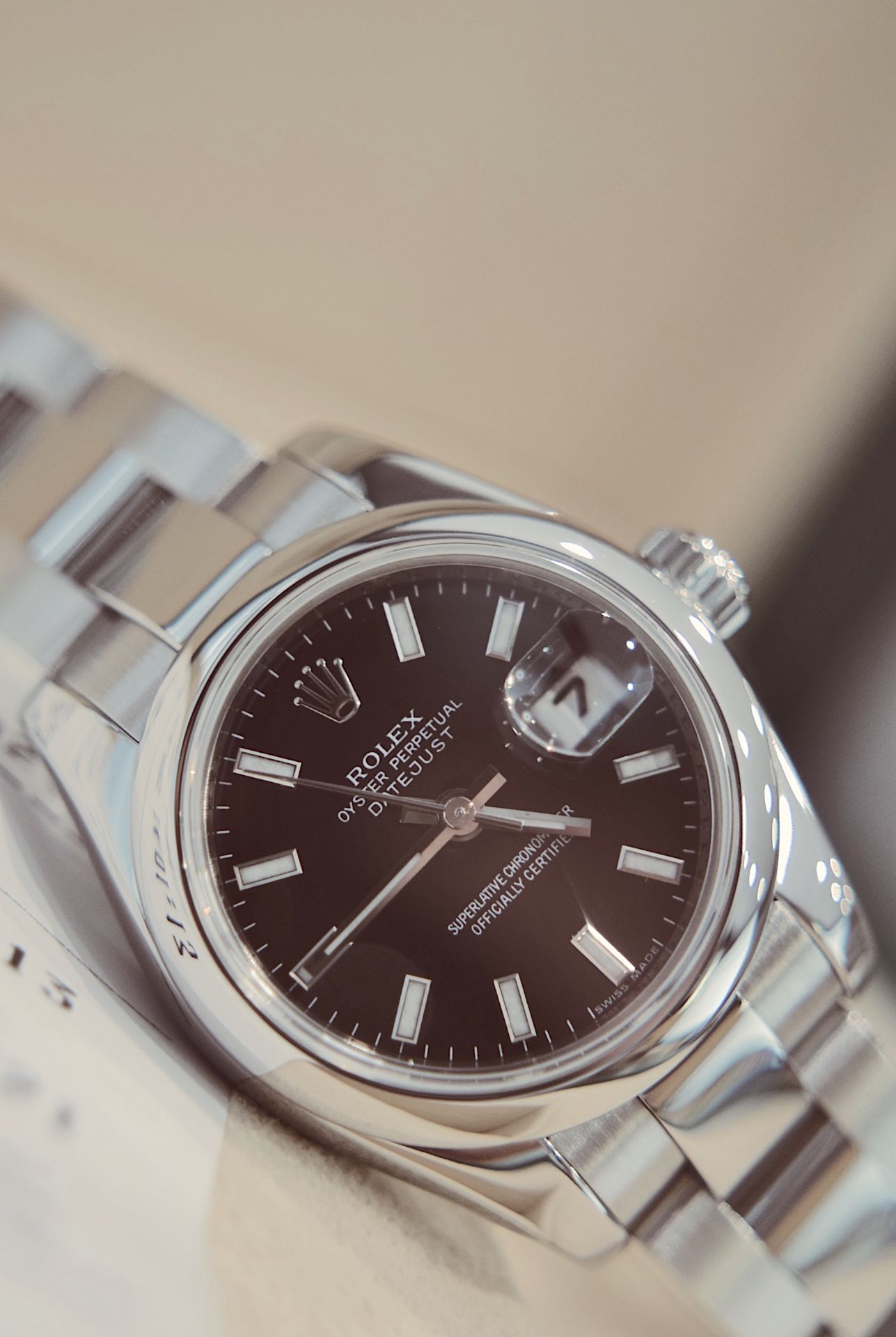 *BEAUTIFUL* ROLEX DATEJUST REF. 179160 *FULL SET* FACTORY BLACK DIAL - OYSTER PERPETUAL DATEJUST - Image 14 of 24