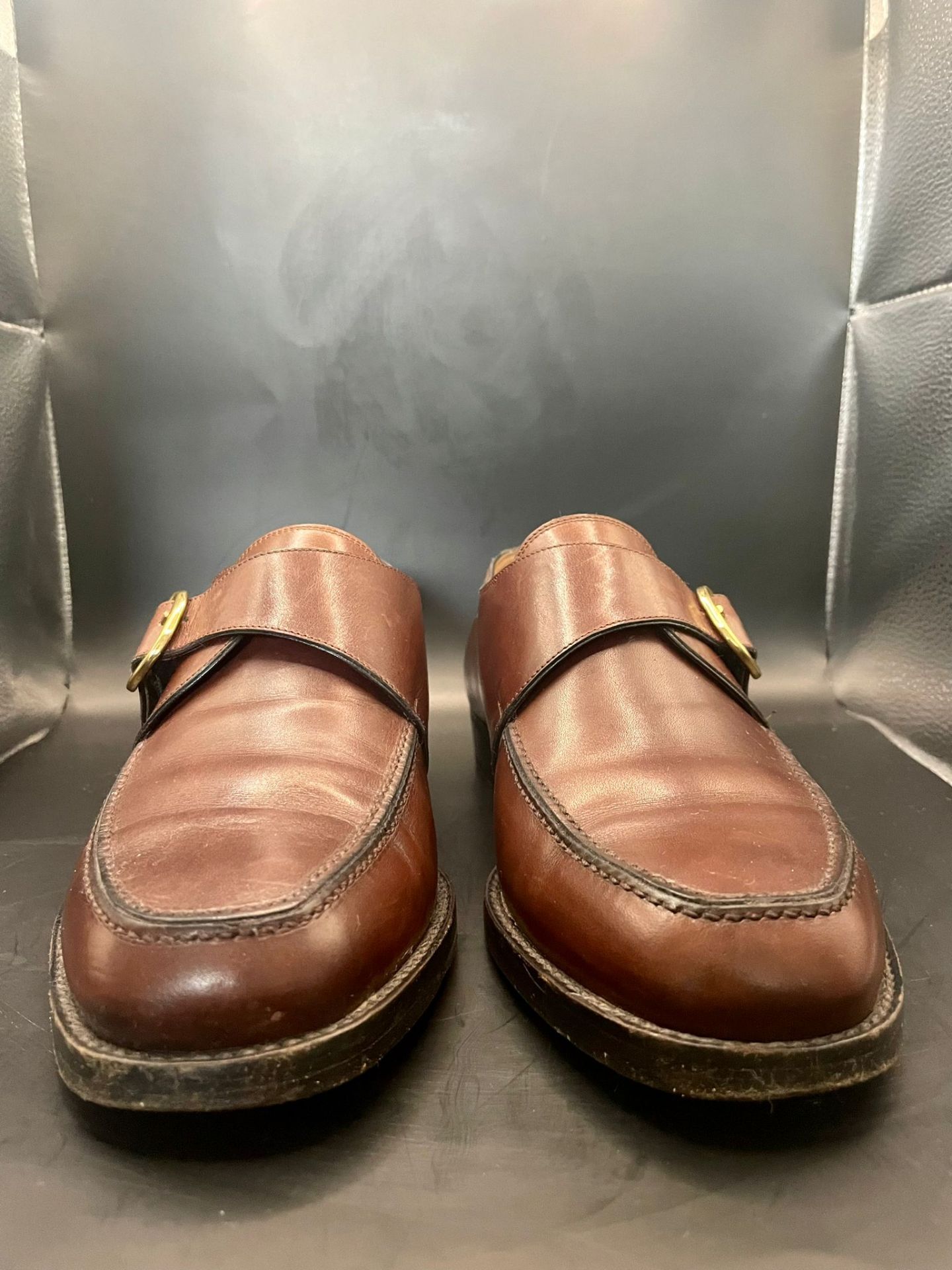 Fratelli Rossetti Monk Strap leather shoes size 7 with good soles. Good condition please see photos  - Image 2 of 14