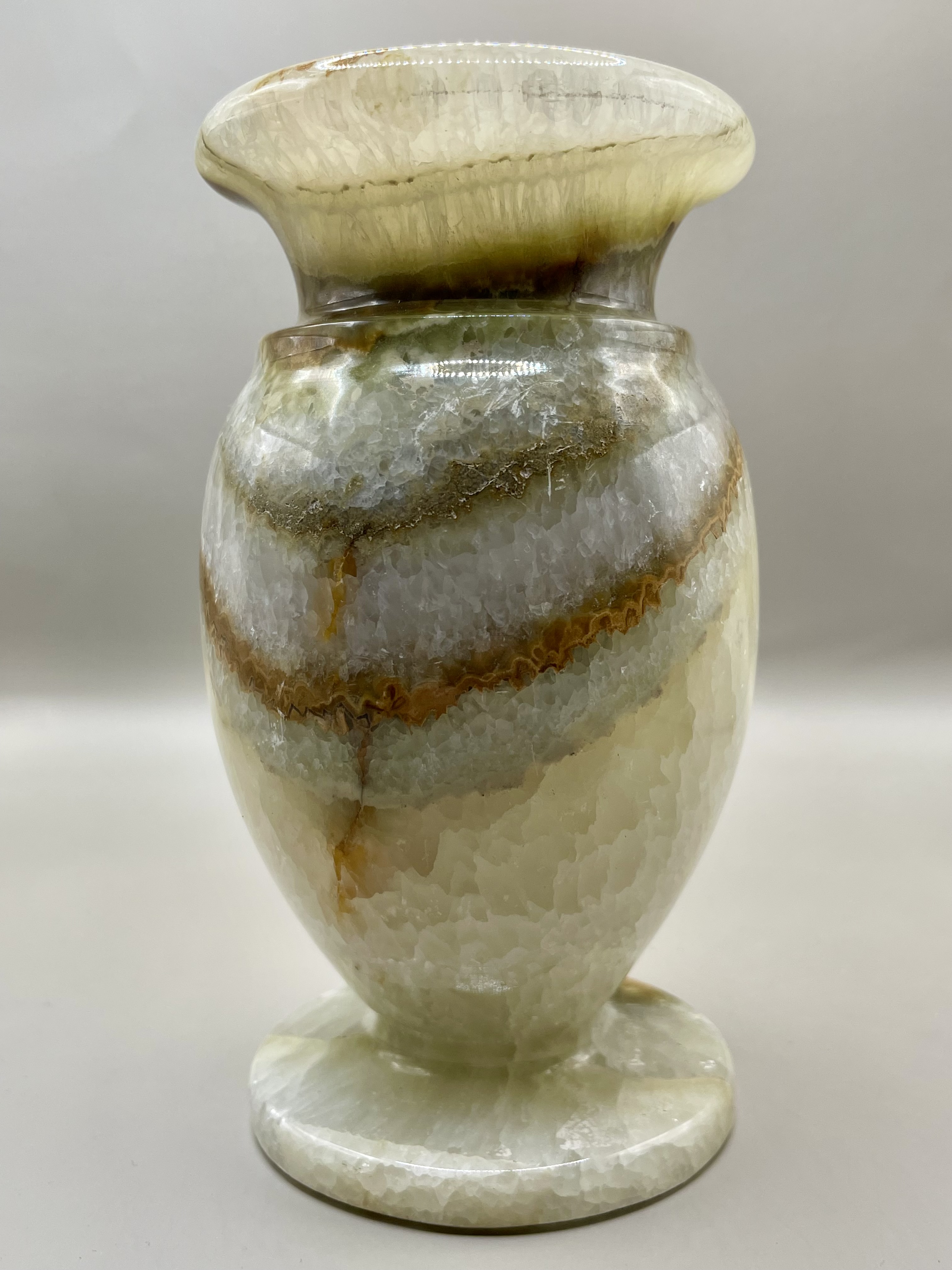 Vintage Onyx Vase/ Urn  - Image 7 of 7