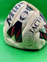 Rare Royal Engineers signed football 2002 