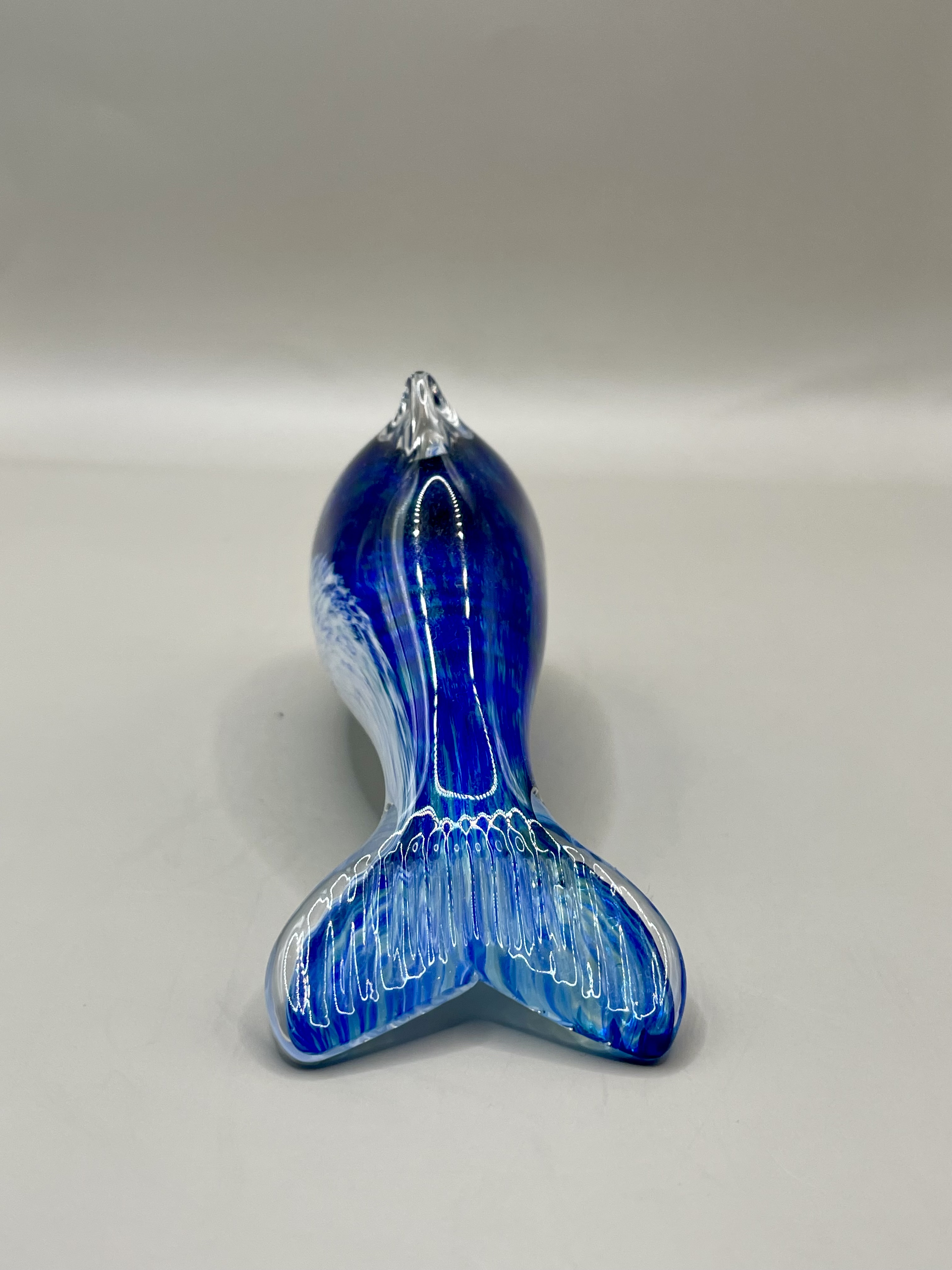 Blue Murano dolphin mid century  - Image 4 of 6