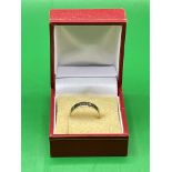 1880s Victorian wedding band 9ct gold marked 375 ring