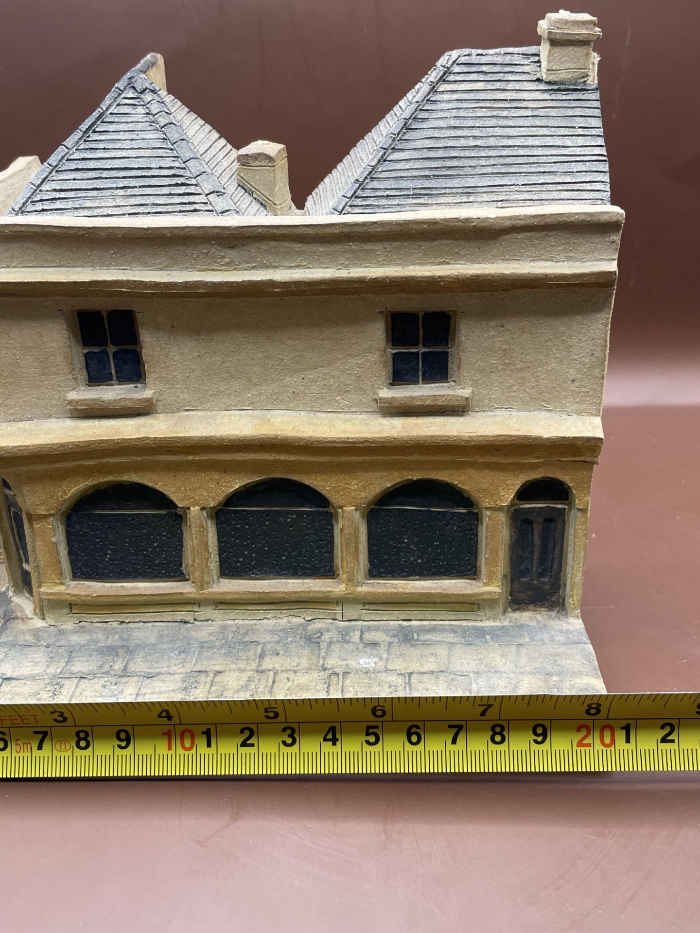 Rare & Signed Victorian Stoneware House! Large and heavy item please see photos. - Image 3 of 13