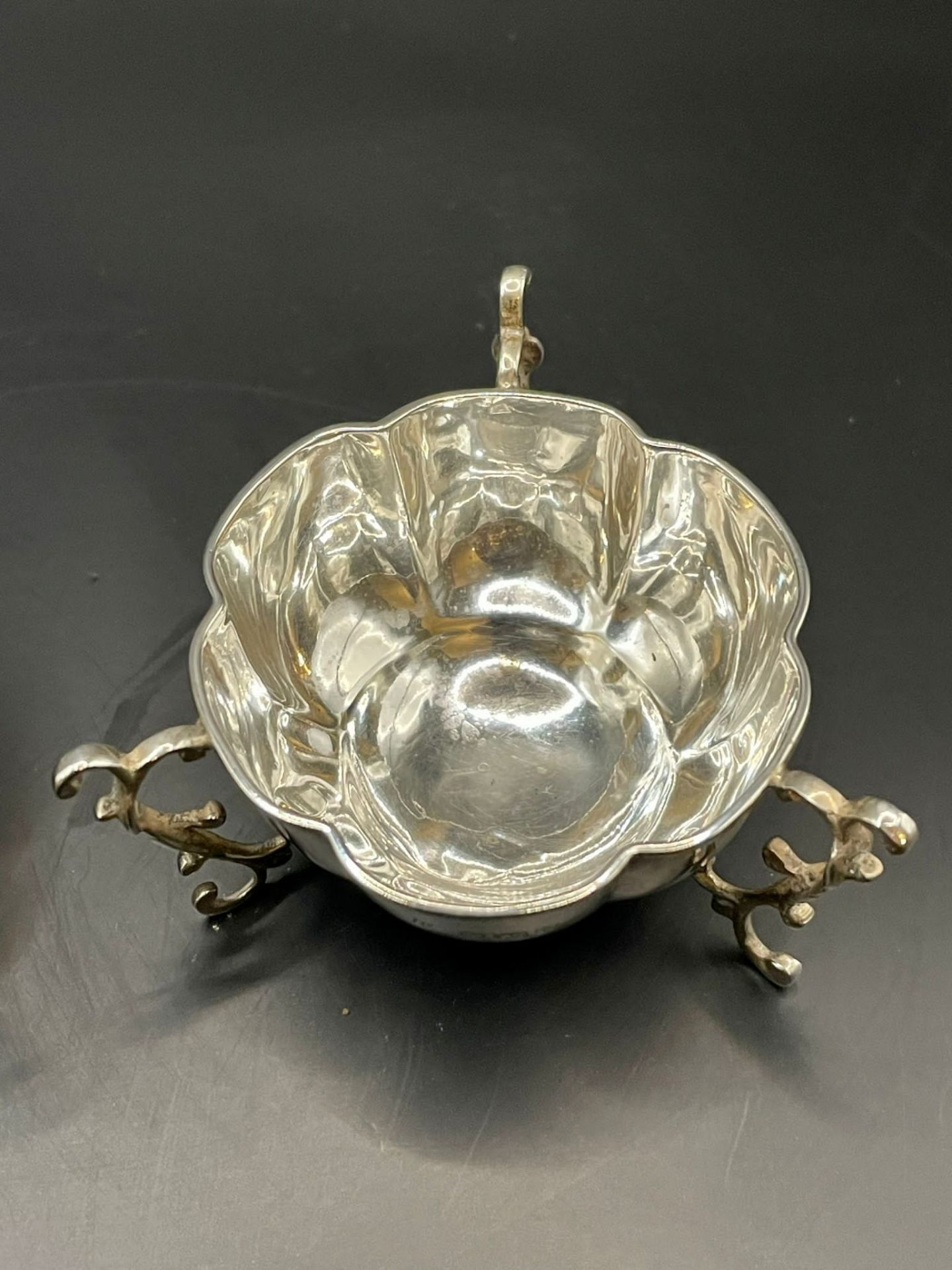 Antique Solid Silver Salt Dishes Fully Hallmarked .- JD over WD in lozenge for James Deakin & Sons J - Image 12 of 15