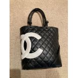 CHANEL CAMBON LINE CALFSKIN TOTE BAG