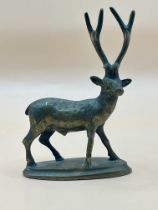 1940-50s little bronze/brass Stag.