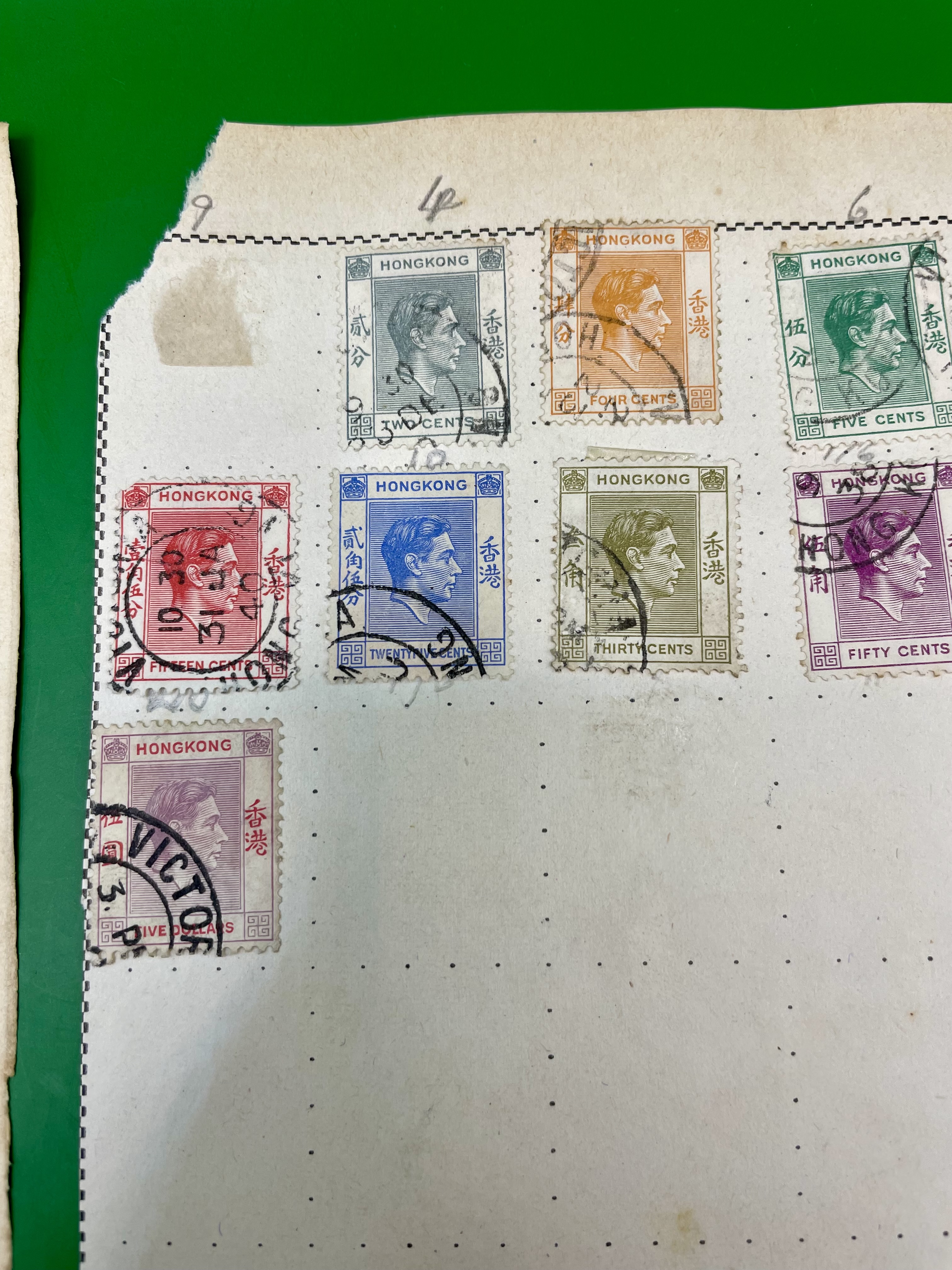 Two pages of rare Hong Kong stamps Common Wealth. - Image 5 of 5