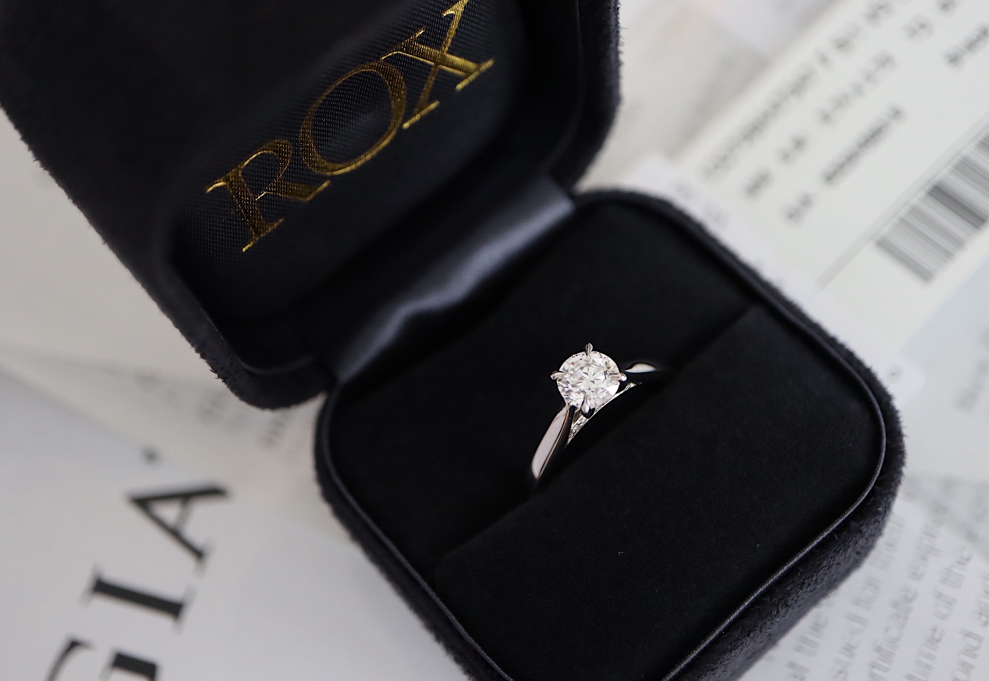 *GIA* 0.80CT DIAMOND SOLITAIRE RING (DIAMOND; F / SI1) PLATINUM '950' SET - £7K VALUATION - Image 10 of 11