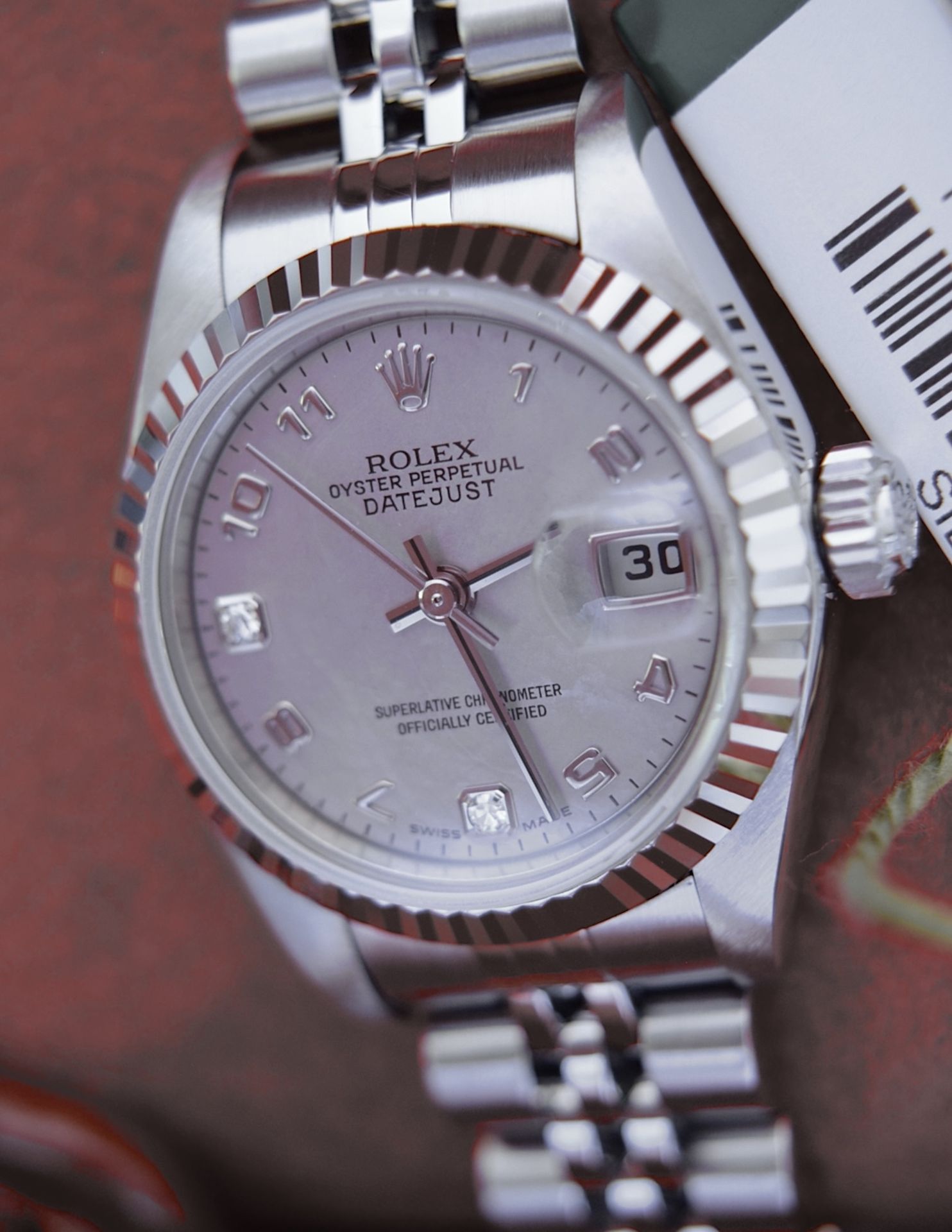 ROLEX DATEJUST REF. 79174 *FULL SET* FACTORY *RARE* GREY PEARL DIAMOND DIAL - Image 6 of 25