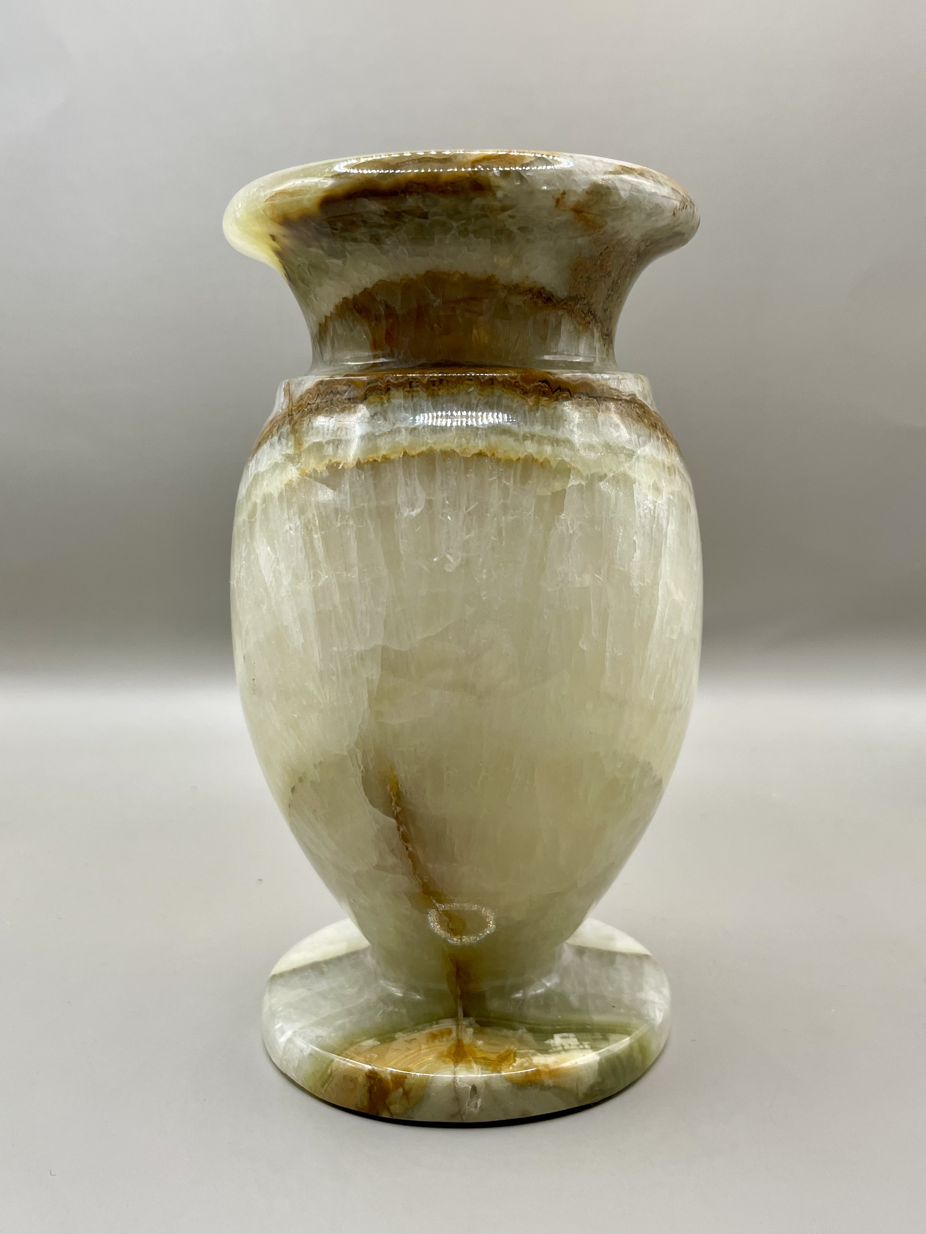 Vintage Onyx Vase/ Urn  - Image 3 of 7