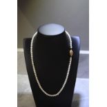 9K PEARL NECKLACE