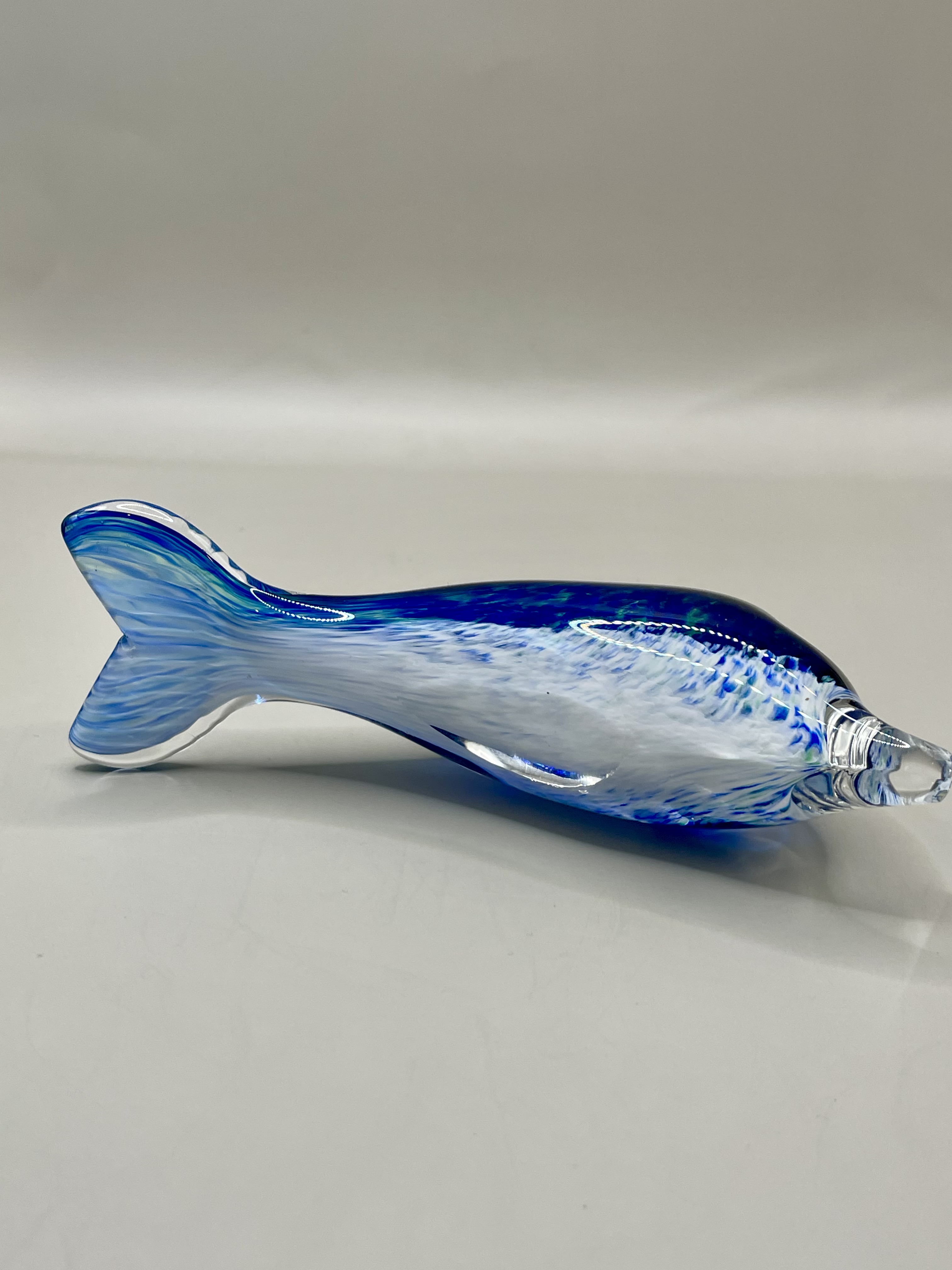 Blue Murano dolphin mid century  - Image 3 of 6