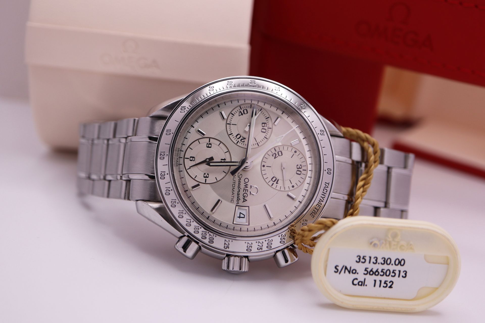 OMEGA SPEEDMASTER 'DATE' CHRONOGRAPH - (REF. 3513.30.00) SILVER DIAL (with BOX & TAG!) - Image 2 of 6