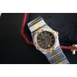 CHOPARD ST MORITZ - DIAMOND BEZEL - 18K GOLD & STEEL WATCH - (REF. 8024/11)