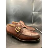 Fratelli Rossetti Monk Strap leather shoes size 7 with good soles. Good condition please see photos 