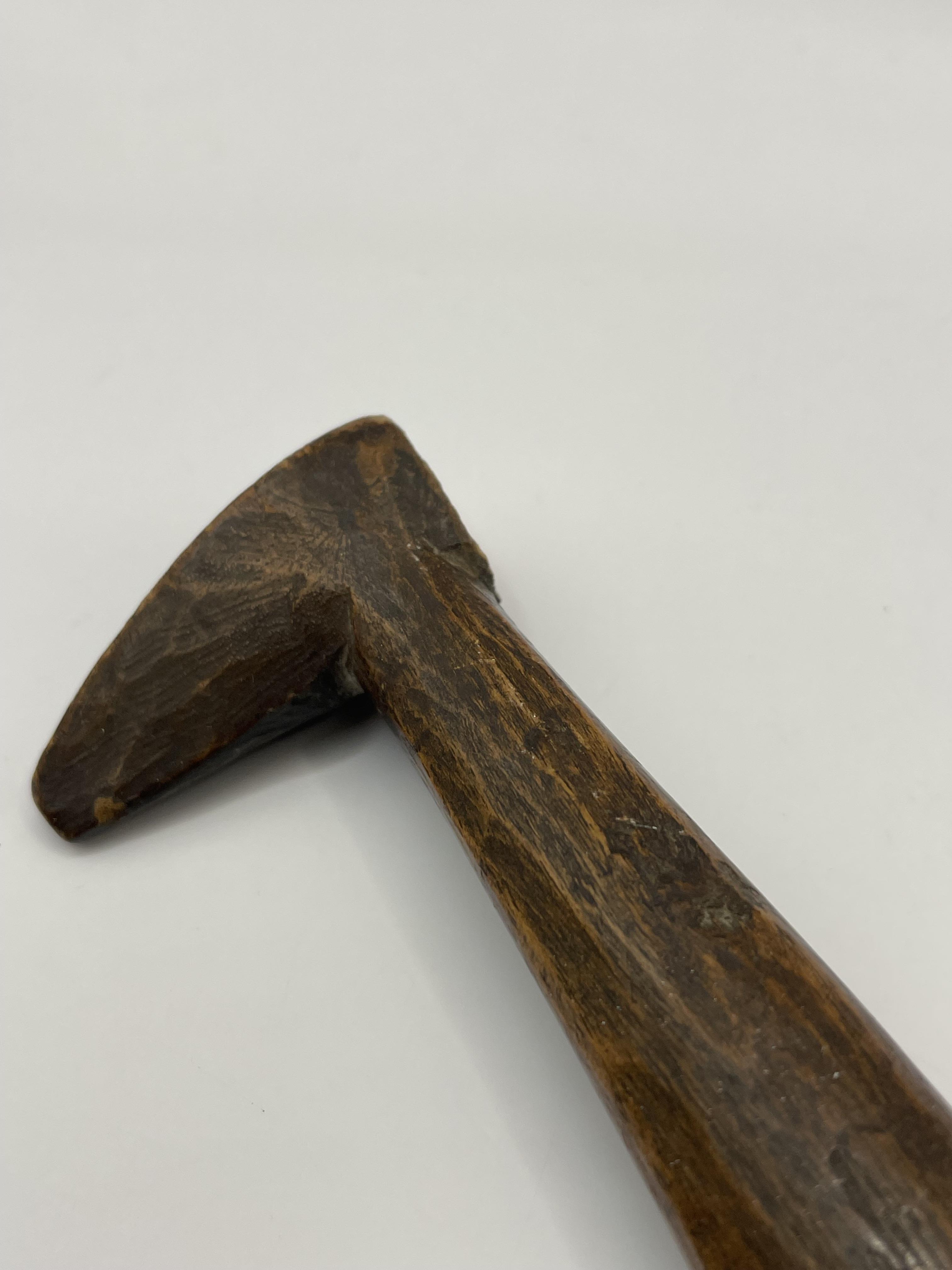 A very old Possibly African dagger in wooden sheath. - Image 7 of 9