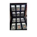 2014 DATESTAMP SPECIMEN COIN SET INC £5 COIN DOWN TO 1p