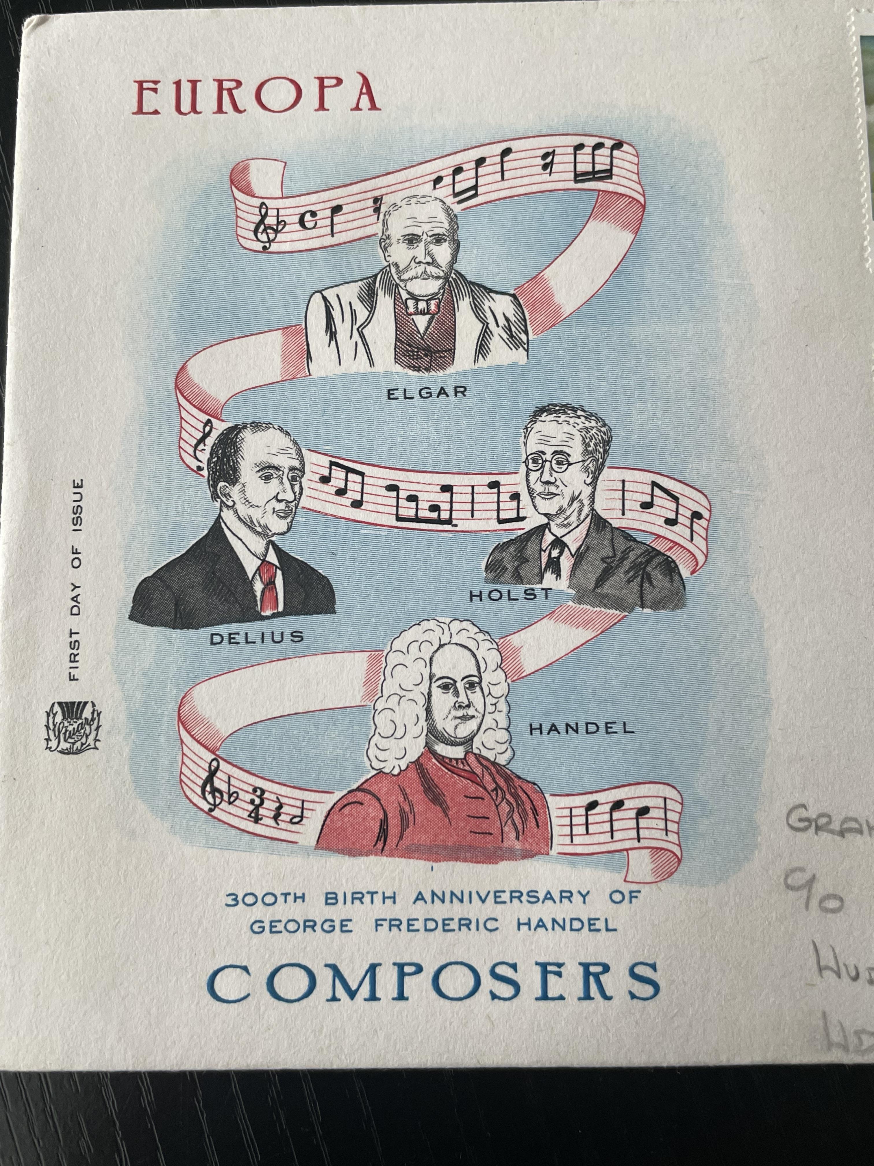 Europa composers Royal Mail First day Cover 1985 - Image 2 of 3