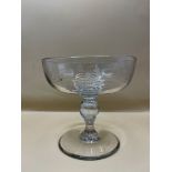 Victorian Cutt glass bon bon dish lovely condition 