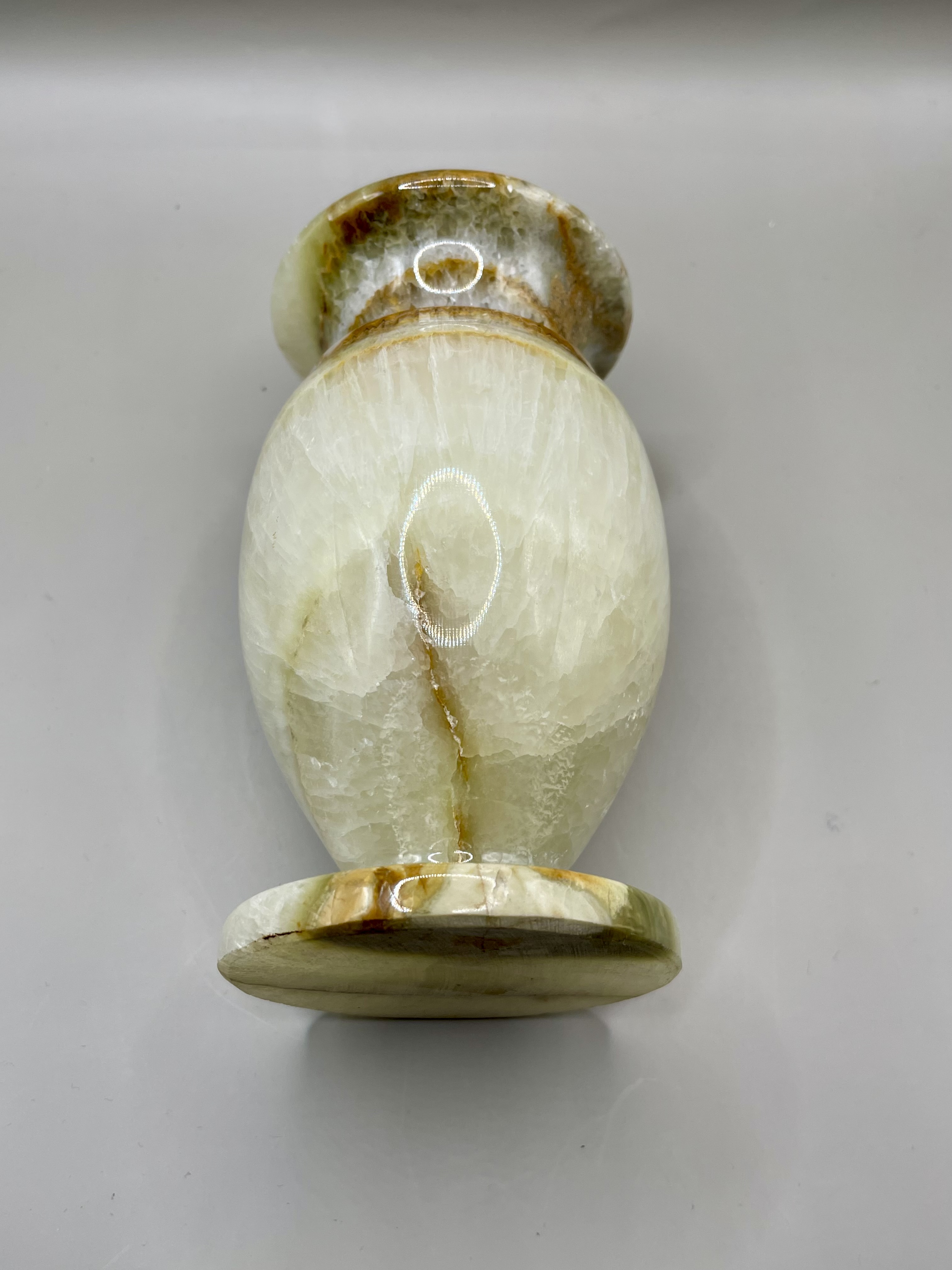 Vintage Onyx Vase/ Urn  - Image 4 of 7